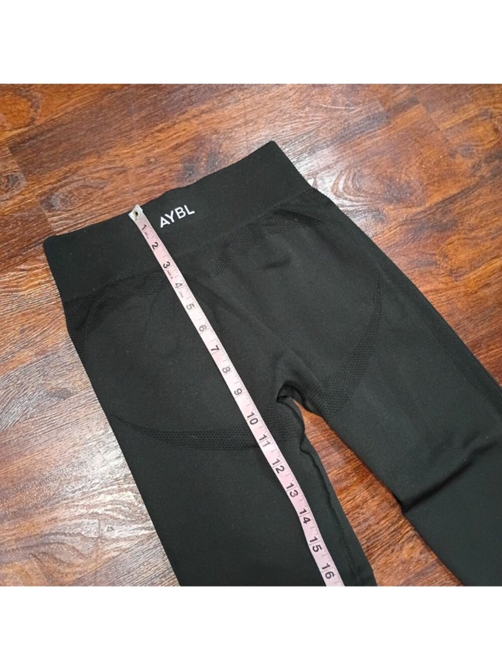 AYBL Empower Seamless Leggings Women's M Black High Elastic Waist Workout Active - Picture 8 of 8